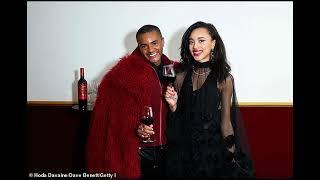 Made In Chelsea's Paris Smith wows in a sheer gown as she enjoys a glass of wine with Layton William