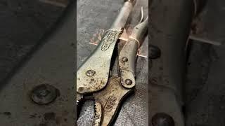 How satisfying is this laser cleaning of these vise grips? | gadgetings