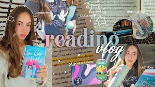 READING DIARIES 🫧 book mail, productive, lots of reading, diy, chill days, bookish q&a, & more