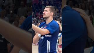 Nikola Jokić otpevao celu himnu Srbije "Bože pravde" pred meč sa Japanom