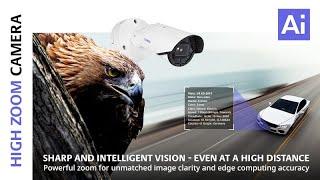 i-PRO High zoom bullet camera: Sharp and Intelligent Vision - even at a high distance