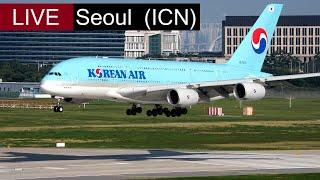   Seoul Incheon Airport live stream Asiana Korean Air A380 Lufthansa 747-400