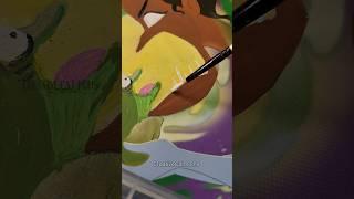 Tiana has a WEIRD habittwisted Disney #shorts #art #creative #disney