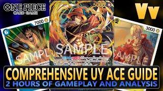 One Piece TCG: Comprehensive Blue/Yellow Ace Guide - 2 Hours of Gameplay and Analysis (9 Games)