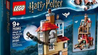 Lego Harry Potter 2020 set Attack on the Burrow 75980 box review