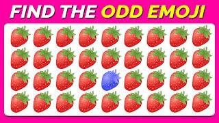 FIND THE ODD EMOJI OUT️‍️ | Ultimate Emoji Puzzle Showdown 2024