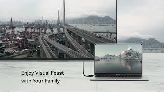 CableCreation USB Type C to HDMI Cable 4K 30 | USB C HDMI Video Cord connect laptop to TV monitor