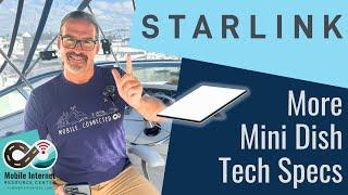 More Starlink Mini Dish Tech Specs - Power Consumption, DC, Wi-Fi