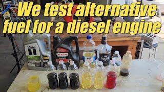 S4 E27 We test alternative diesel fuels Vegetable, waste, ATF..Possible engine damage