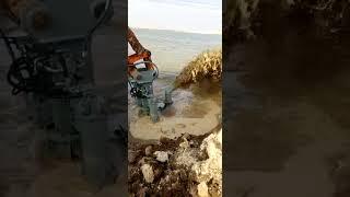 The perfect combination of excavator and submersible sand pump