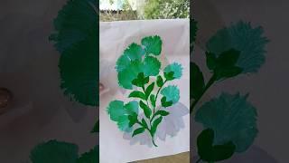 one stroke flower painting#art  tutorial##shorts#one stroke flower for beginner#trending #art #yt