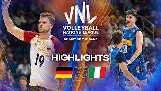 Germany  vs. Italy  - Highlights | Week 1 | Men's VNL 2025
