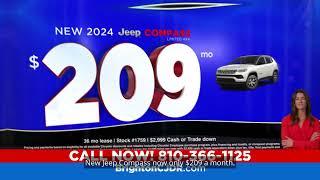 Get Special Holiday Savings Now at Champion CDJR of Brighton | New Jeep Compass Now Only $209/mo*