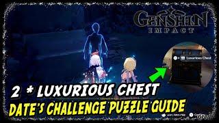 Date's Challenge Labyrinth Puzzle | Genshin Impact | 2 * Luxurious Chests