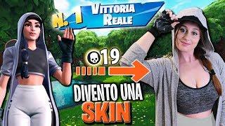 MI VESTO COME LA NUOVA SKIN CLUTCH e VINCO con 19 bombe! Cosplay Fortnite ita