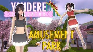 K1LLING Hanako with a ROLLER COASTER in an AMUSEMENT PARK | Yandere Simulator Concept