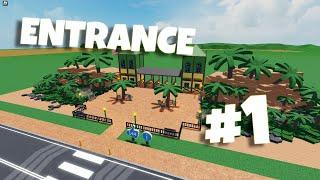 Paradise Park Entrance! (Roblox Theme Park Tycoon 2)