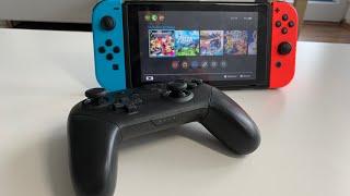 Nintendo Switch Pro Controller Unboxing und Einrichtung (Deutsch)