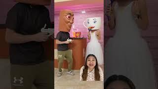 BALLERINA WANTS HER CANDY TUNG TUNG | Skolastika Adriana #shorts