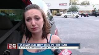 Child left in hot car for hours, rushed to hospital