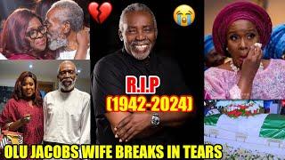 R.I.P OLU JACOBS Wife Joke Silva Breaks Down In Tears As She Reveals Cause Of His Dëäth#olujacobs