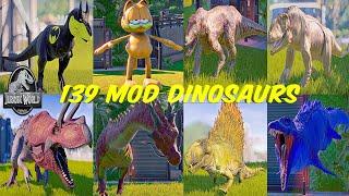 Mod Dinosaurs at Jurassic World Evolution ( 139 Dinosaurs )