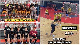 DERBI KOJE MOŽE ODLUČITI SVE?! 12 GOLOVA PALO NA JEDNOJ UTAKMICI! | RSI FUTSAL LIGA 6. KOLO 