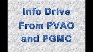 Info Drive from PVAO and PGMC