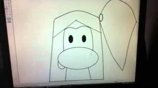 Gothic penguin drawing-Bratz728