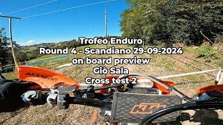 CROSS TEST 2 - on board preview Giovanni Sala - Trofeo Enduro Scandiano 29-09-2024