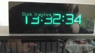 Clock-VU spectrum analyzer clock effects