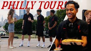 Rocky Steps, Philly Cheesesteaks & More! | Fabio, Sepp & Kaide's Philadelphia Tour! | Liverpool FC