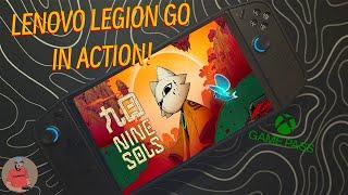 Nine Sols Gameplay on Lenovo Legion Go - Xbox Gamepass!