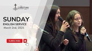 2 March 2025 Sunday - Service in English