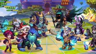 Hero Wars Mobile - Mushy and Shroom vs Andvari Super skin +