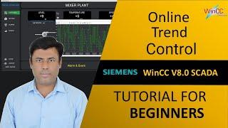 WinCC v8.0: How to Configure Online Trend Control | Step-by-Step Tutorial for Beginners