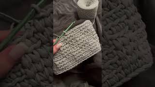 The process of making the Nadine bag! #crochet #crochetbag #crocheting #crochetbags #process