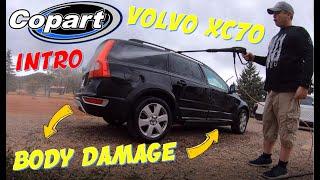 Blue Line Garage - Body Damage Repair on a Wrecked Volvo XC70 Intro and Body Damage Inspection