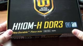 UNBOXING PLACA MAE GIGABYTE H110M H