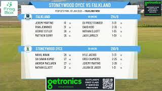 Cricket Scotland - Eastern Premier League - Stoneywood Dyce v Falkland