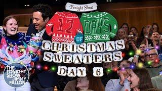 12 Days of Christmas Sweaters 2024: Day 6 | The Tonight Show Starring Jimmy Fallon