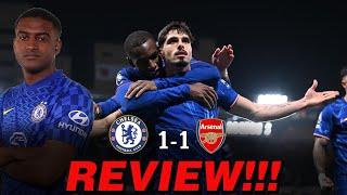 3RD BUT SICK OF NOT BEATING THESE SCRUBS! | CHELSEA 1-1 ARSENAL LIVE REVIEW + REACTION