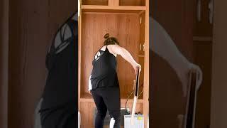 She turns her RV entertainment center into THIS! #Shorts