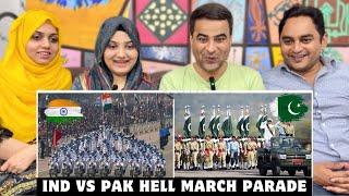 Indian Army Hell March Vs Pakistani Army Hell March! | REPUBLIC DAY PARADE | Hell March | Reaction!!