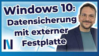 Windows 10: Geh auf Nummer sicher und speichere Deine Daten auf einer externen Festplatte!