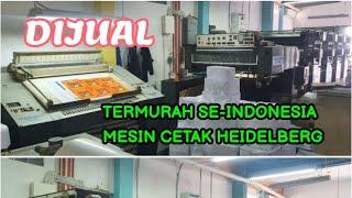 DIJUAL MURAH CUMA 650 JUTA Punya mesin Cetak ukuran plano Hub Erwin 081286050405