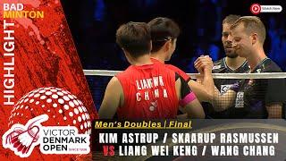 Kim Astrup/Skaarup Rasmussen vs Liang Wei Keng/Wang Chang - Final Denmark Open 2024