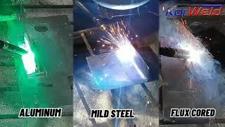 High quality and fast welding using our KORWELD CO2/MIG Welding Machine!