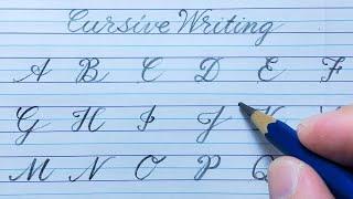 Cursive writing a to z | Cursive abcd | Cursive handwriting practice | English capital letters abcd