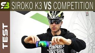 Siroko K3 MTB Eyewear vs. Competition. View Quality, Wind Protection, Anti Fog System.